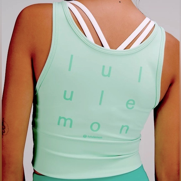 Lululemon Power Pivot Everlux Tank Top Wild Mint - Size 6 - Picture 6 of 8
